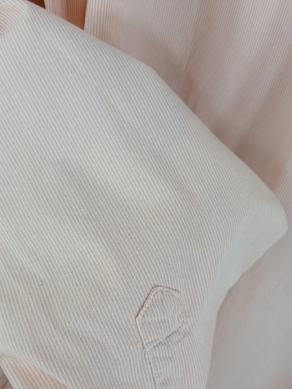 J. Crew Men’s Light Peach Long-Sleeve Button-Up Shirt